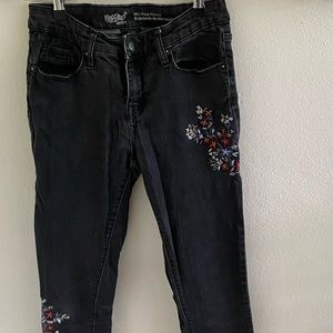 Mossimo Supply Co. Embroidered Jeans